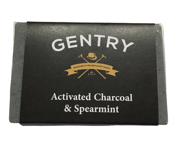 The Gentry Soap Bar - Activated Charcoal & Spearmint