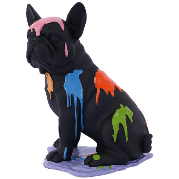 Splash Bulldog Sitting 16 x 14 x 21cm