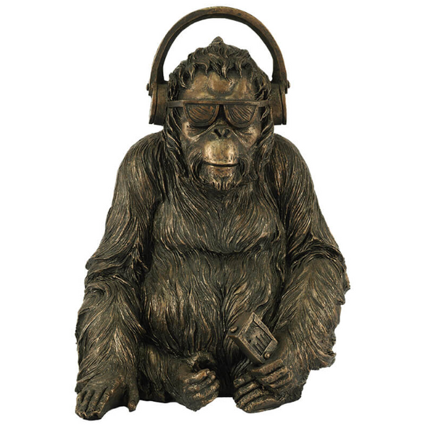 Orangutan with Headphones 24cm