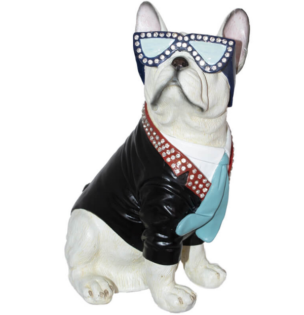 Funky Glasses Bulldog 22cm