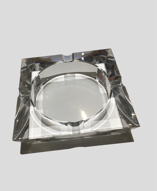 Ashtray Crystal Large Square