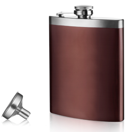 Vacu Vin Hip Flask with Funnel (240ml)