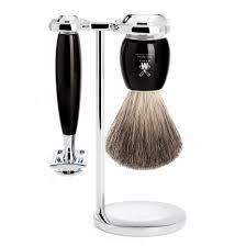 Muhle Vivo 3 Piece Shave Set - Black