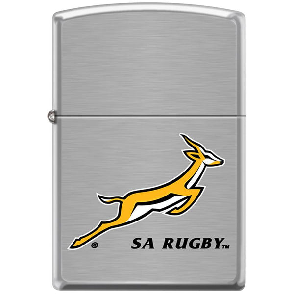 SA Rugby Chrome Zippo